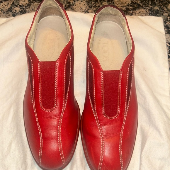 TODS RED SNEAKER - Picture 1 of 7